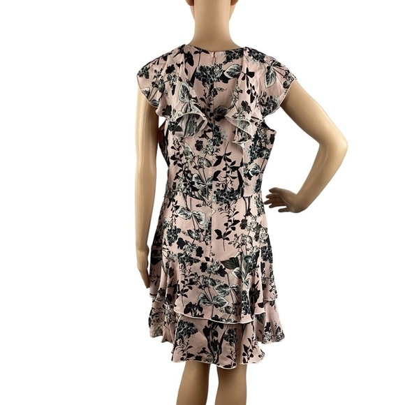 Parker Dorothy Silk Dress Size 8 Pearl Paradise Pink - Picture 5 of 7